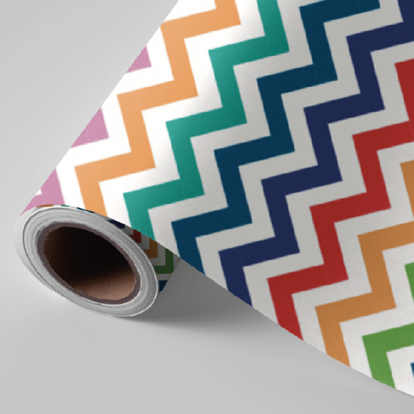 Papel todo año zig zag colores