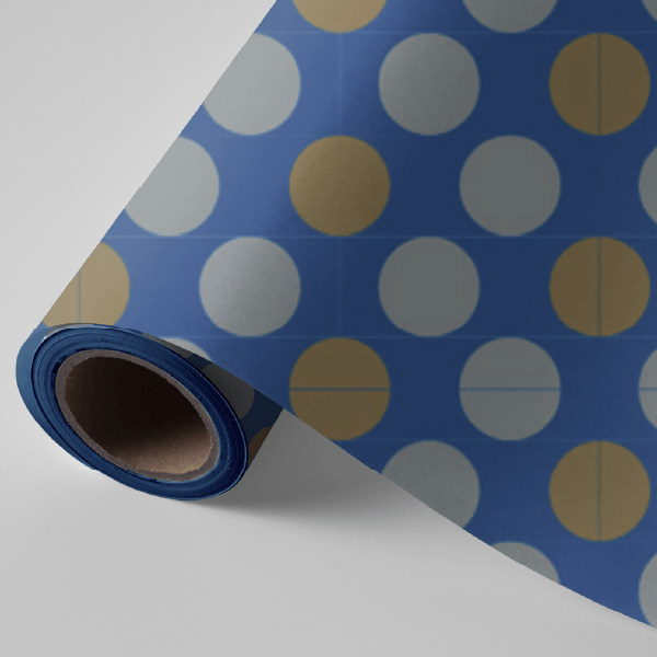 Papel todo año fondo azul