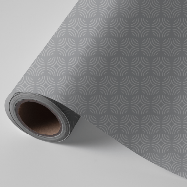 Paper tot any geomètric gris