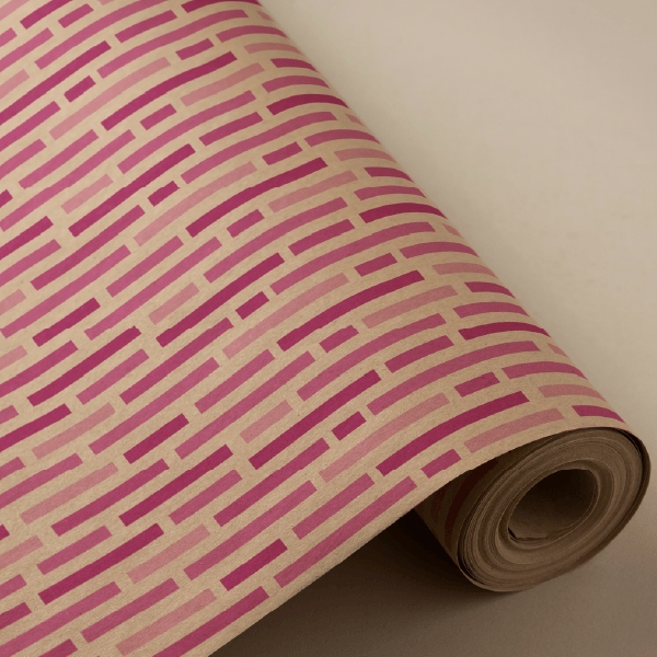 Papel reciclado lineas rojas