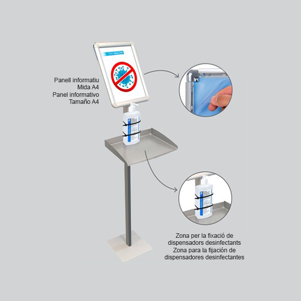 Panell Informatiu Vertical per a Dispensadors