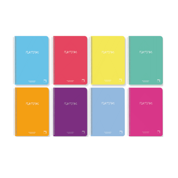 Cuaderno Pacsa Tapas de Plástico Plastipac Folio