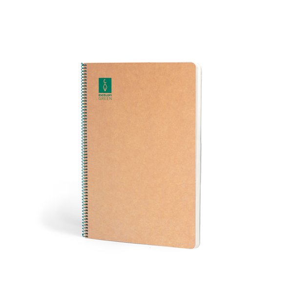 Cuaderno Escolofi Green espiral DIN A-4