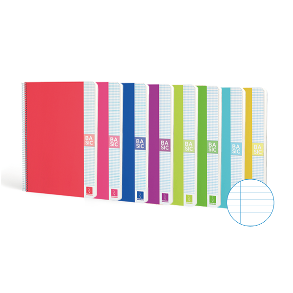 Cuaderno Escolofi Basic DIN A-4 80 hojas Horizontal