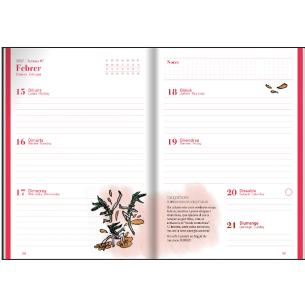 Agenda escolar personalizada Tafanera