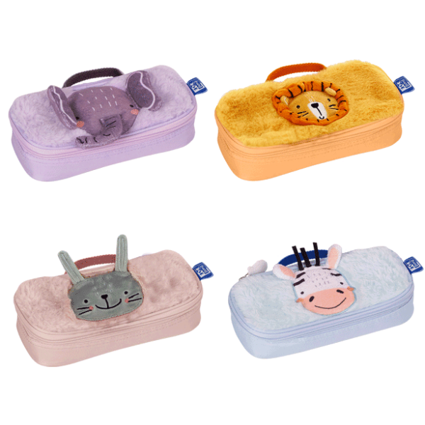 Estuche infantil Oxford animal Bestias