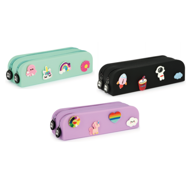Estuche silicona pins doble DIY