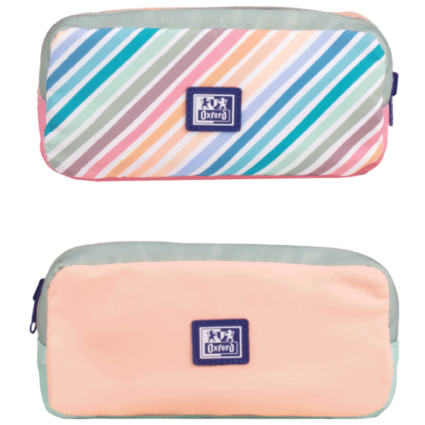 Estuche Oxford Coloblock reversible