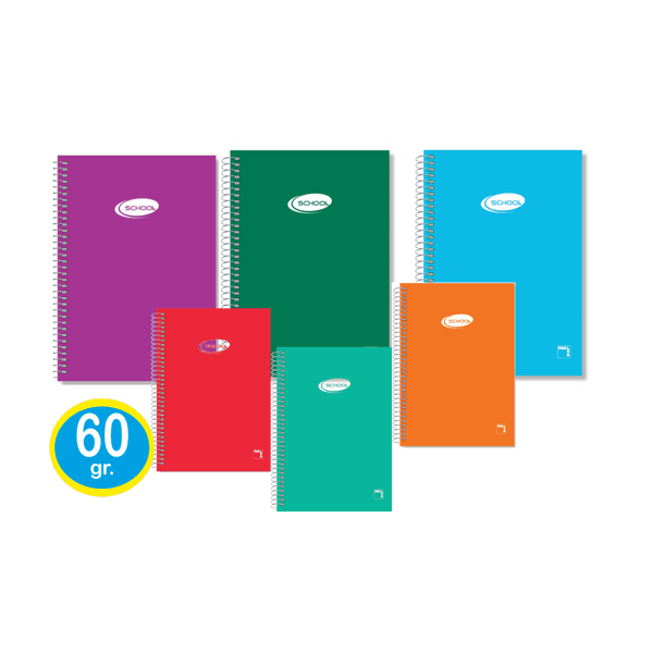 Cuaderno PACSA espiral tapa blanda