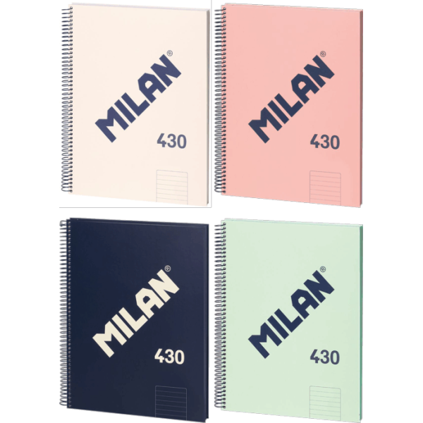 Quadern MILAN espiral Notebook A4 horitzontal