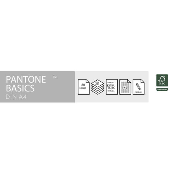 Notebook Escolofi Pantone Basic DIN A-4