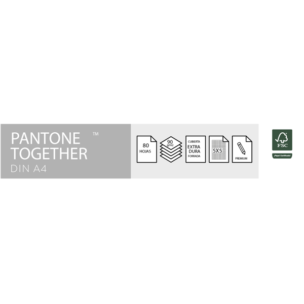 Notebook Escolofi Pantone Together DIN A-4