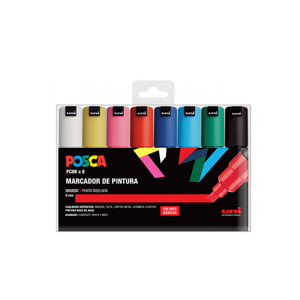 Rotuladores Uni Posca PC-8K en estuche