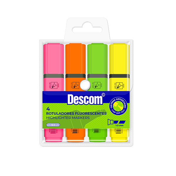 Marcador fluorescent Descom Bossa assortida