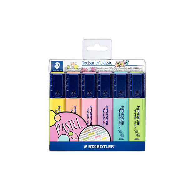 Marcador fluorescent Set Staedtler Textsurfer Pastel