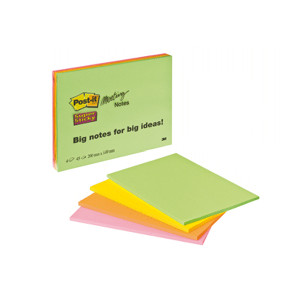 Notas Adhesivas Post-it Súper Sticky Grande