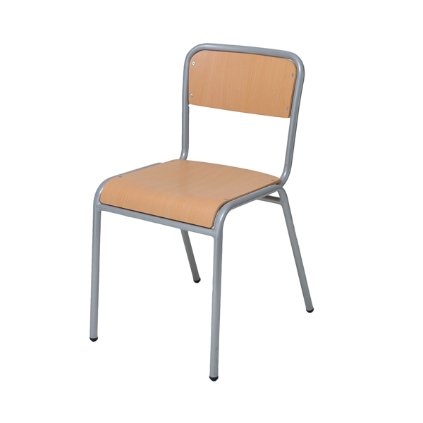 SILLA ESCOLAR SERIE E ESTRUCT. GRIS