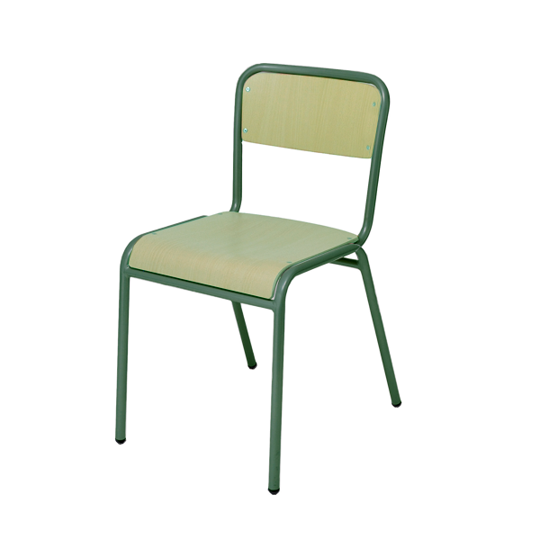 SILLA ESCOLAR SERIE E  ESTRUCT. VERDE