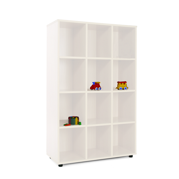 MUEBLE 12 CASILLAS BLANCO