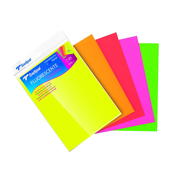 Cartolina Fluorescent Sadipal 50X65