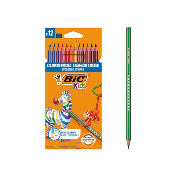 Llapis de Colors Bic Stripes