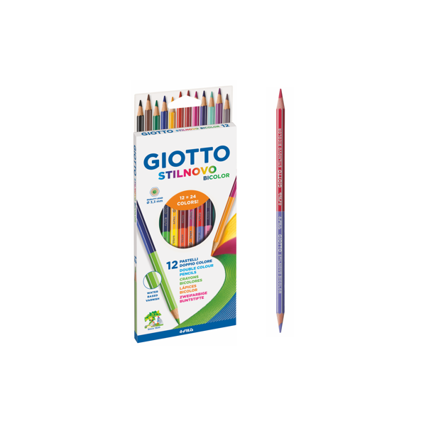 Lápices de colores Giotto Stilnovo Bicolor