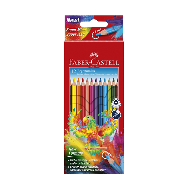 Llapis de colors Ergonomics Faber Castell triangular