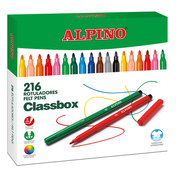 Kit Escolar Retoladors Alpino Standard