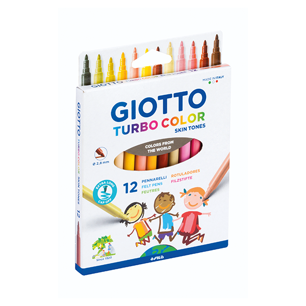 Retoladors Giotto Turbo Color Skin Tones