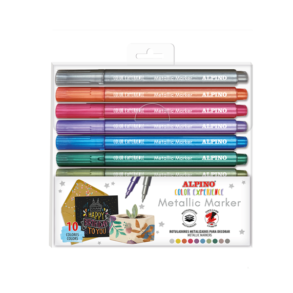 Rotulador Alpino Color Experience Metalic Marker
