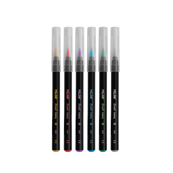 Punta pinzell metal·litzat MILAN