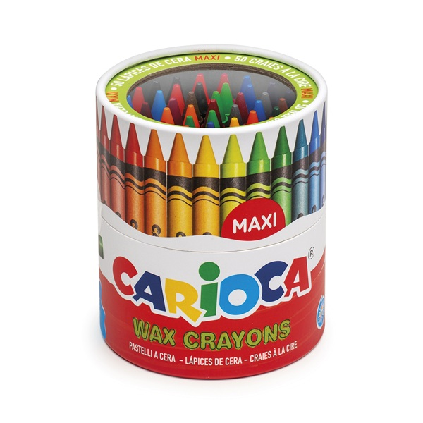 Lot escolar Carioca maxi Wax crayons