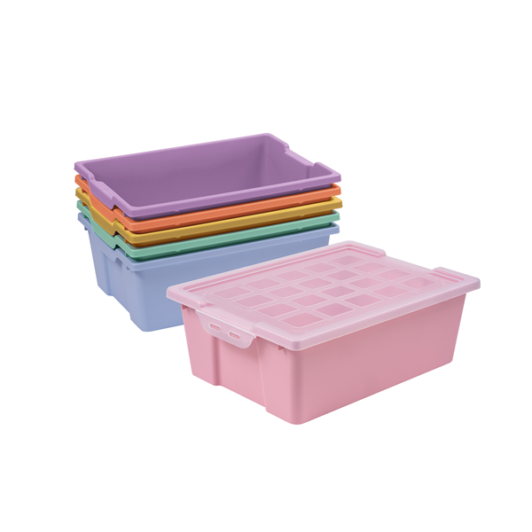 Caixes d'emmagatzematge Faibo alt. 14,8 cm Pastel