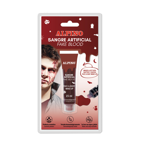 Maquillatge Alpino sang artificial
