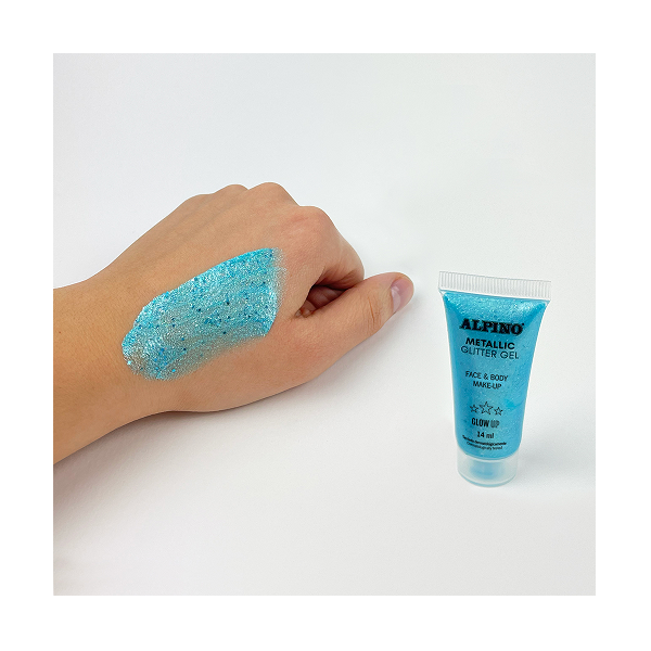 Maquillaje Metallic Glitter Gel Alpino Fiesta