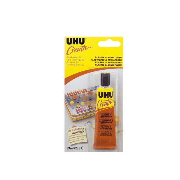 Adhesivo UHU Creativ para plástico y miniaturas