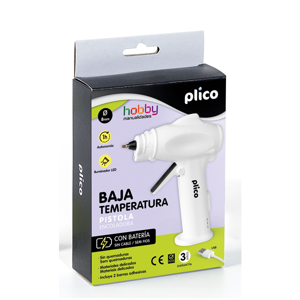 Pistola de cola baixa temperatura Mini 8 mm