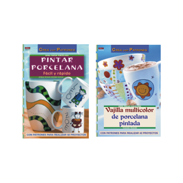 Crea con Patrones Pintar Porcelana.