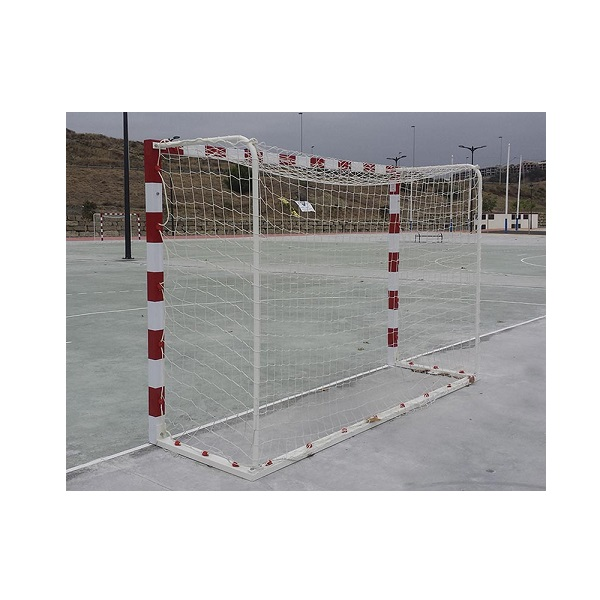 Porterías fútbol sala/balonmano metál. Base 80x40