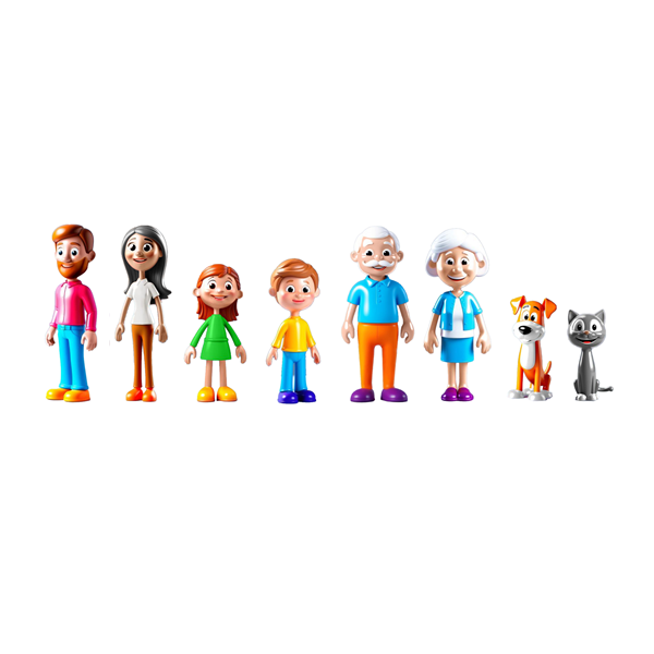 Família Europea 8 figures