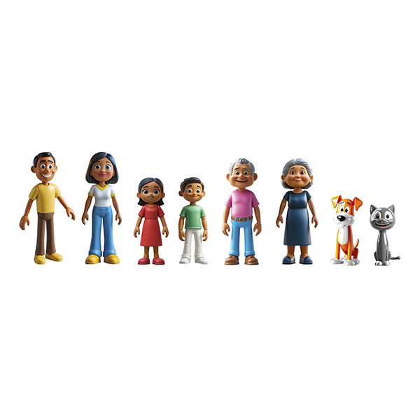 Família Llatinoamericana 8 figures