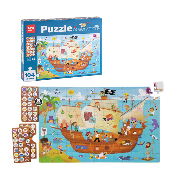 Puzzle Observation: Vaixell pirata