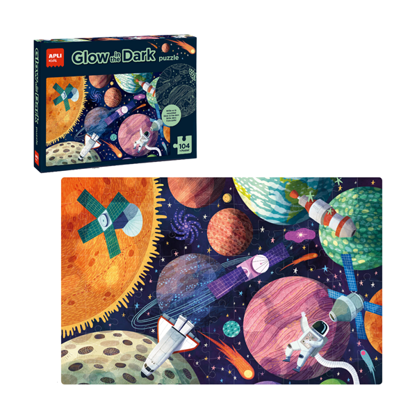 Puzzle glow in the dark: Sistema Solar