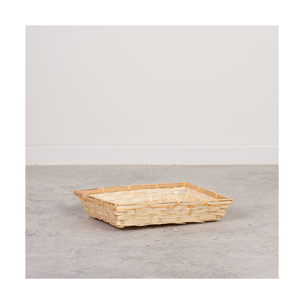 Safates rectangulars de bambú