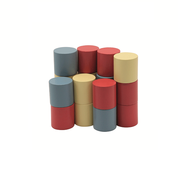 3D Wooden Cylinder Blocks