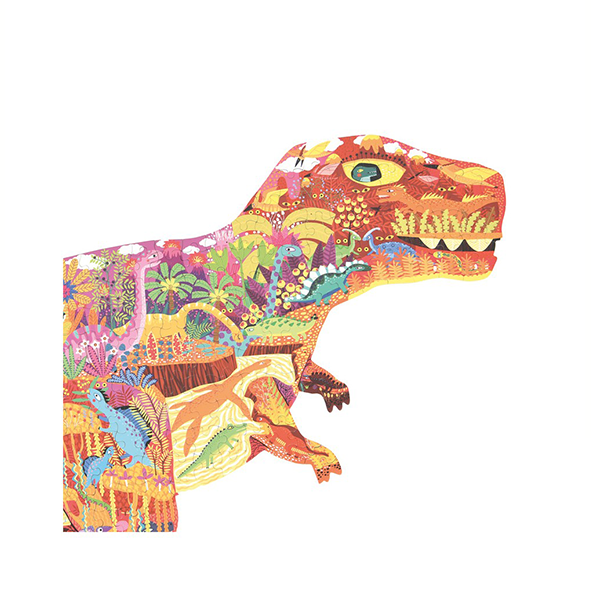 Large Animal Shaped Puzzle Dinosaur