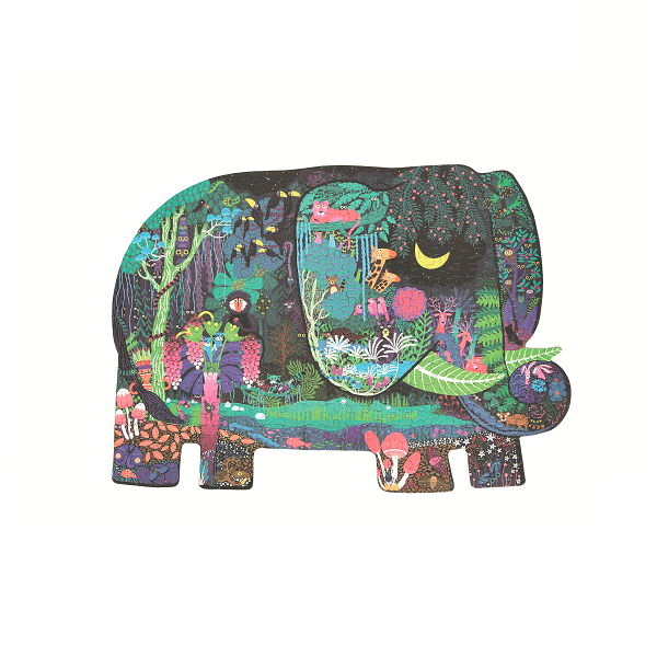 Large Animal Shaped Puzzle Elephant