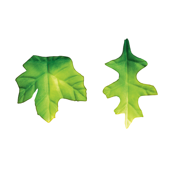 Fulles verdes de tela