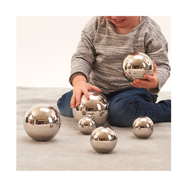 Bola sonido sensoriales reflectantes 7 u.