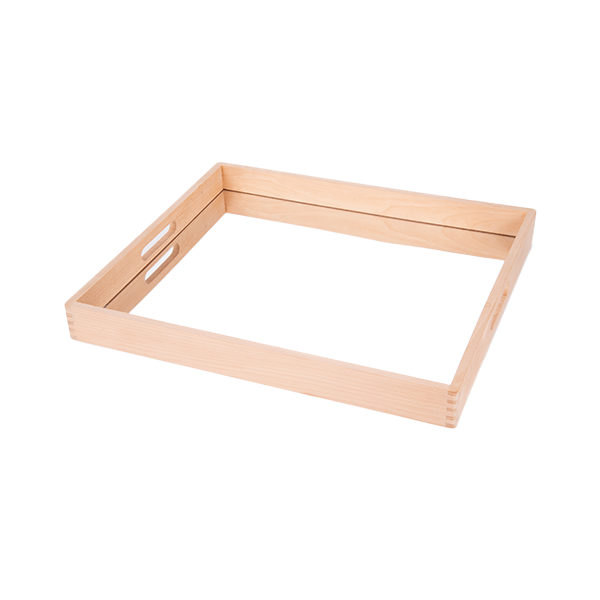 Bandeja espejo madera